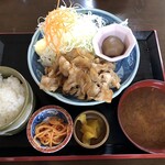 雅亭 - 料理写真:幻泉山崎豚生姜焼き定食：９００円