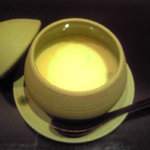 神保町 傳 - 6500円コース2蒸物_青かび茶碗蒸し