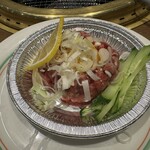 焼肉 鶯谷園 - 焼きユッケ