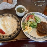 時計台 - 料理写真:和風ハンバーグランチ