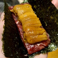 西麻布けんしろう - 雲丹ユッケドッグ