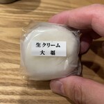 道の駅　桃山天下市 - 生クリーム大福は1つ150円