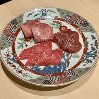 恵比寿 うしみつ - 塩焼肉3種