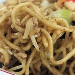 蒙古タンメン中本 - ピリ辛旨焼きそば麺アップ