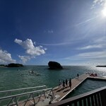 シーサイド - テラス席から