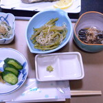吾妻屋旅館 - 山菜3点　ここみ、ミズ、わらび