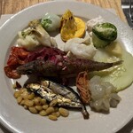 ともすけ - 前菜。もう多すぎて説明できないのでメニュー参照