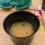 浪速 鮨波留加 - 赤だし