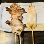 とり源 - 手羽先に笹身めんたい