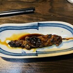 とり源 - うなぎの肝串やき