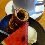 鉄板焼 天 本丸 - 〆のデザート