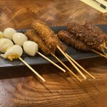 昼は定食屋 夜は炭火串焼 串串パニック - 
