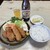 おぎ - 料理写真:盛り合わせ定食(ひれかつ海老フライ)1980えん ビール605えん