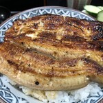 川勢 - 上うな丼・ご飯大盛り(アップ)