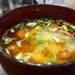 大衆料理　川治 - なめこ味噌汁