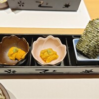 新宿 鮨 ふくじゅ - ウニ2種食べ比べ
