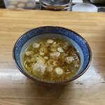 支那そば なかじま - つけ汁　シオ