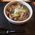 蕎麦と天ぷら ゆずき - ぶた肉そば　田舎　普通盛り