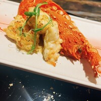 炭和食かなうS 特別室 - 伊勢海老 エシレバター炭火焼き◎