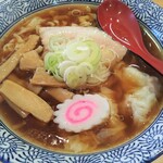 手打ちラーメン 清仁軒 - 醤油ワンタン麺