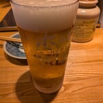 居酒屋 ヨーテル - お店定番の三冷ホッピーの白。