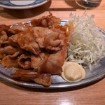 居酒屋 ヨーテル - 豚生姜焼き。ご飯が欲しくなる!!