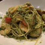 MILLE FIORI - 小海老とインカの目覚めのジェノベーゼ