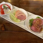 ワイン食堂ukine - 人気の前菜3種盛り