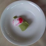 レストラン・ラグーン - 新川崎病院フレンチ"Lagoon"ランチデザート「抹茶のパンナコッタ」