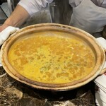 pesceco - グツグツと煮えるおじや