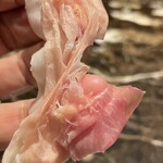 pesceco - 生ハム、まずは手で