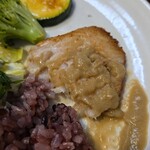 キッチン ブルー グローブ - 残り少ないカレイ