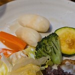 キッチン ブルー グローブ - 備え付け野菜