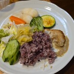 キッチン ブルー グローブ - 最後のワンプレート