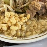 ラーメン もっけだの - 『風林火山 冷麺』の揚げ玉