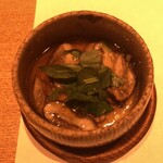 鮓 きずな - 岩手県の椎茸と山椒の茶碗蒸し