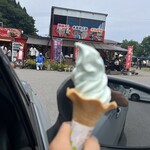 漁師のおやつ屋さん 漁師カフェ 網小屋 - しおさいソフト