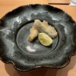 鮨 さかい - 太刀魚（千葉 竹岡）薄米粉衣の天麩羅