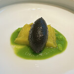 クラフタル - 翡翠トロなす　揚げ浸し　スナップえんどうすり流し　焼きなすのアイス