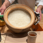 京道 とよおか - 土鍋で炊いたご飯