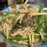 下町中華 樹 - 青椒肉絲