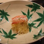 鮨 おおが - 毛蟹 新生姜のジュレ