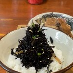 とらや - ひじきのせごはん（120円）