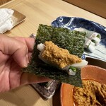 麻布 かどわき - 海苔で巻いて！