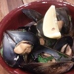 ムール貝のコリアンダー風味蒸し