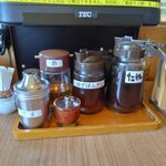 韓式食彩ヤマト - 卓上調味料【２０２４年６月撮影】