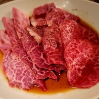 代官山焼肉 kintan - コースで出たお肉です。(三人前)