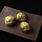 肉厚椎茸のネギ塩だれ