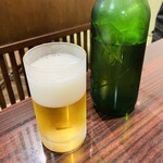 うなぎ 魚政 - ビール