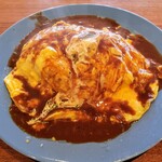 cafe クローバー - 至福のふわとろオムカレー　500円